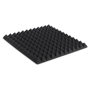 Auralex 5 cm Studiofoam Pyramid, Charcoal 60x60 panel.