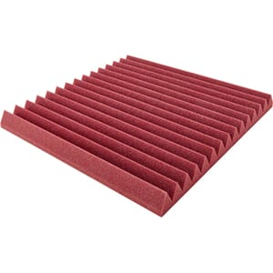 Auralex 5 cm Studiofoam Wedge Burgundy, 60x60 panel