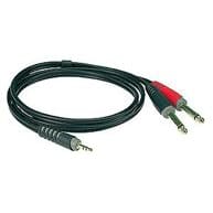 Klotz Minijack stereo - 2 x jack mono overgang 6 mtr