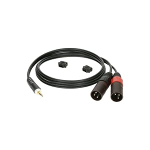 Klotz Minijack stereo - 2 x XLRM overgang 1 mtr