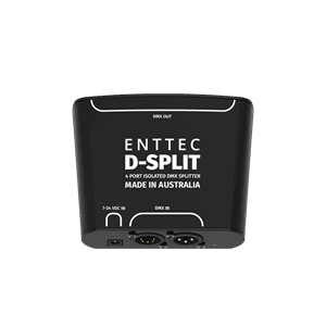ENTTEC 70579 DSPLIT Iso. 4Port 5/3 Pin in -5 pin out