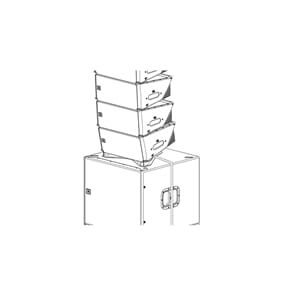JBL Baseplate for groundstack til SRX906LA