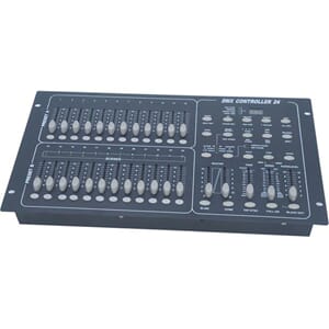 SBL 24 kanals DMX kontroller 2x12 fadere