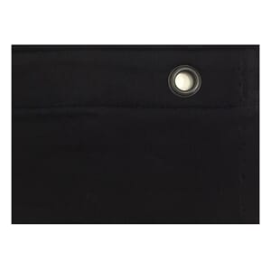 KAGU Akustikkmolton ferdigsydd, 4x3m Sort, 500g/m2, maljer