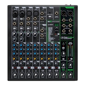 Mackie ProFX10-V3, 10 kanals mikser m/USB og effekter