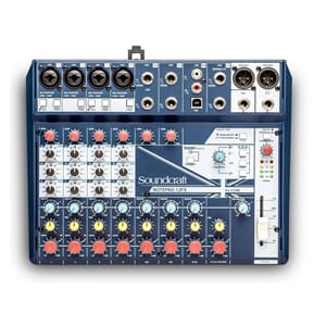 Soundcraft NotePad 12FX 4mic/2st/USB/FX