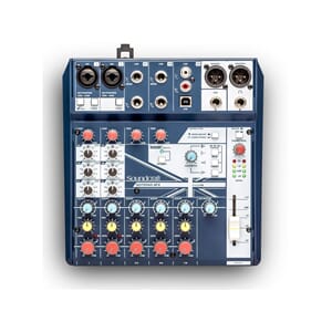 Soundcraft NotePad 8FX 2 mik, 2 stereo, USB, FX