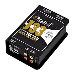 Radial Engineering J33 RIAA preamp og Di box inkl PSU