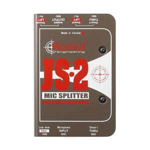 Radial Engineering JS-2 Passive Microphone splitter