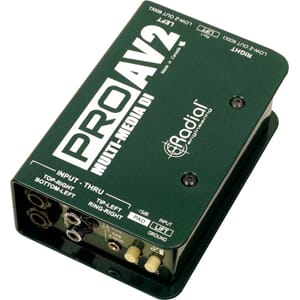 Radial Engineering Pro AV2 Passiv multimedia Di
