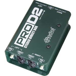 Radial Engineering Pro D2 Passiv Stereo Di box Radial  trafo