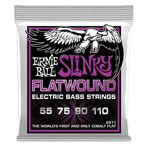 Ernie Ball EB2811 Flatw Cobalt Regular Slinky Bass (55-110)