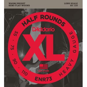 Daddario ENR-73 half round Bass 055-110