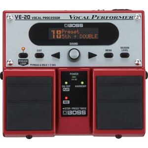 Boss VE-20 twin pedal vocal processor