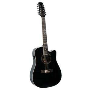 Morgan 12 W 120 SCE BK Akustisk 12-strengs gitar