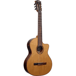 LAG OC118CE Klassisk Gitar Sederlook CW m/ mic