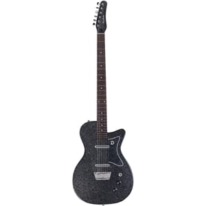 Danelectro 56 Single Cutaway Baritone Black Metal Flake