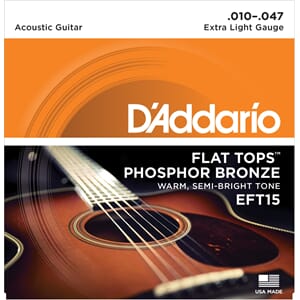 D`addario EFT15 Phos. Bronze Flat top (010-047)