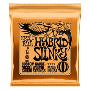 Ernie Ball EB2222 HYBRID SLINKY NICKEL GITAR 09-46