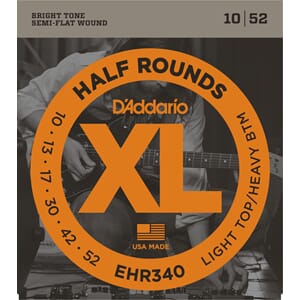 Daddario EHR340 Half Round 10-52