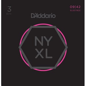 Daddario NYXL 09-42 El-gitar strenger 3 pack