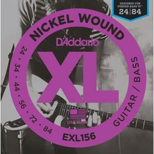 D'Addario EXL156 El.gitar/Bass Fender Bass VI (024-084)