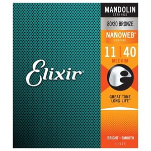 Elixir Nanoweb Mandolin Medium 11-40