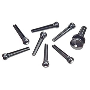 Daddario End/Bridge Pins (1+7) ABS BKS/IV
