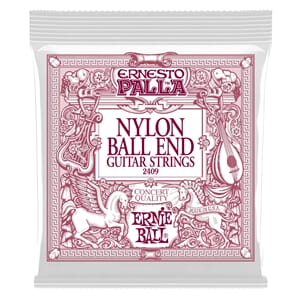 Ernie Ball nylonstrenger Black and Gold Ball End