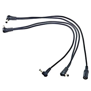 Ortega DC Power splitter cable, 4 pedaler
