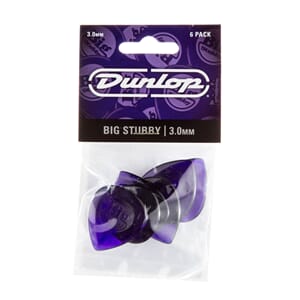 Dunlop Big Stubby Players Pack 6 stk 3,0 mm plekter