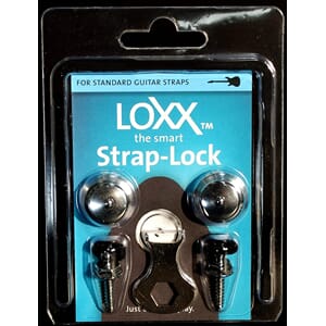 Loxx Box Music E Chrome Plated straplock