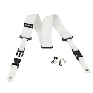 DiMarzio 2" Cliplock Strap Nylon White