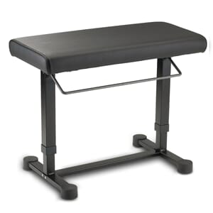 K&M 14080 Pianokrakk med høydejustering Sort