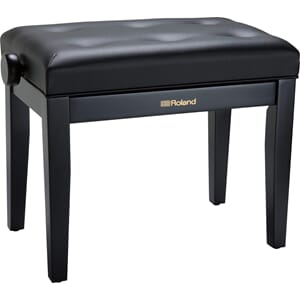 Roland RPB-300BK Piano bench, satin black, vinyl seat