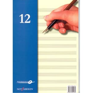 Noteblokk 12 linjer