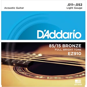D'Addario EZ910 Light 11-52 American Bronze 85-15 Aku