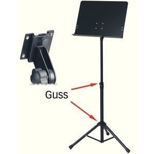 Gewa Orchestra Notestativ, svart