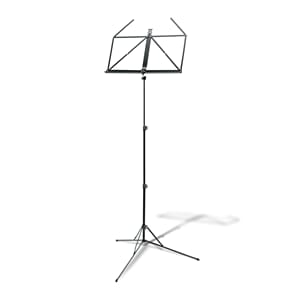 Notestativ KM-100-00-55, sort med stillbar høyde