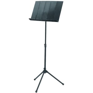 K&M 12120 Notestativ med bag, sort