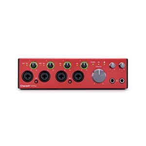 Focusrite Clarett+ 4Pre 18 inn/8 ut USB lydkort, 4 ISA mik p