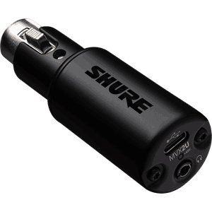 Shure MVX2U MOTIV XLR to USB Adapter