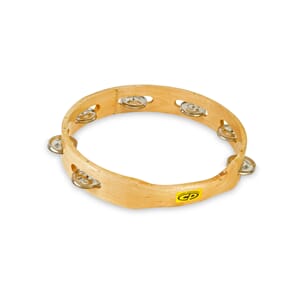 Latin Percussion Tambourine CP Wood 10", single row CP389