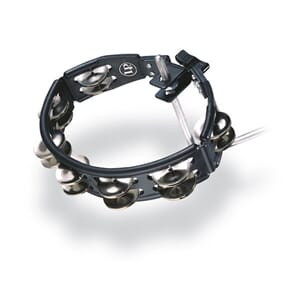 Latin Percussion Mountable Tambourine Steel, Black LP160