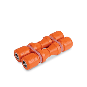Latin Percussion DuoShake Shaker Loud, Orange LP441L