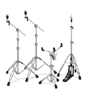 DW 3000 Hardware pack (2 x Cym, 1 x Skarp, 1 x hihat)