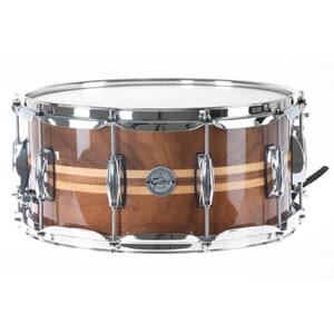 Gretsch Full Range 14x6,5, Walnut Maple inlays skarp