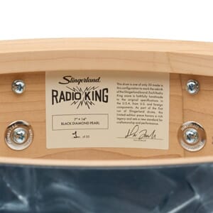 Slingerland Radio King Limited Snare 14"x5" Black Diamond P.