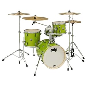 PDP BY DW SHELL SET NEW YORKER Electric Green Sparkle