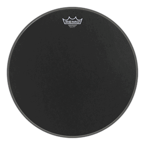 REMO AMBASSADOR BLACK SUEDE 13"